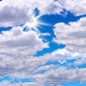 This Afternoon: Partly sunny, with a high near 71. Light southeast wind. 